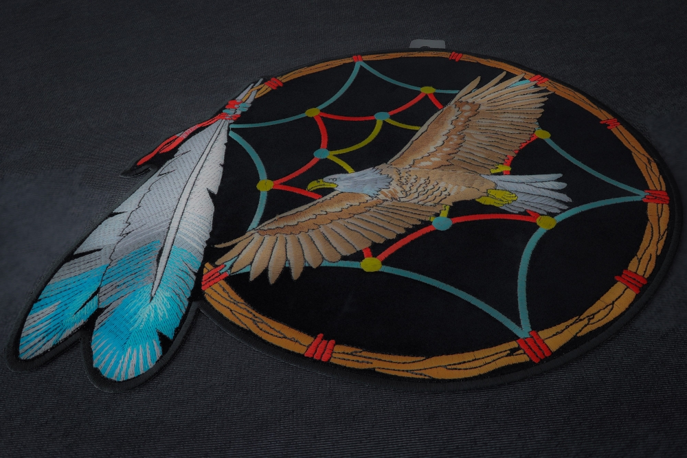 Eagle in Dreamcatcher Patch