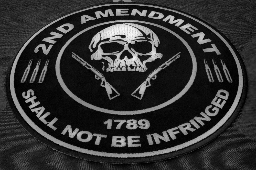 2nd Amendment Shall Not Be Infringed 1789 Skull Patch