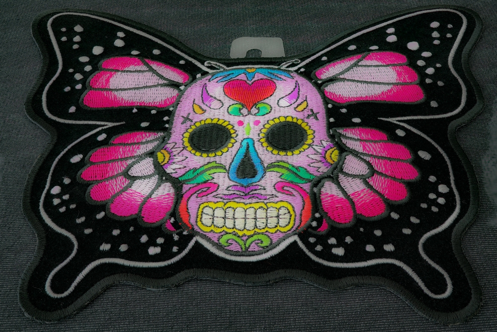 Butterfly Skull Patch