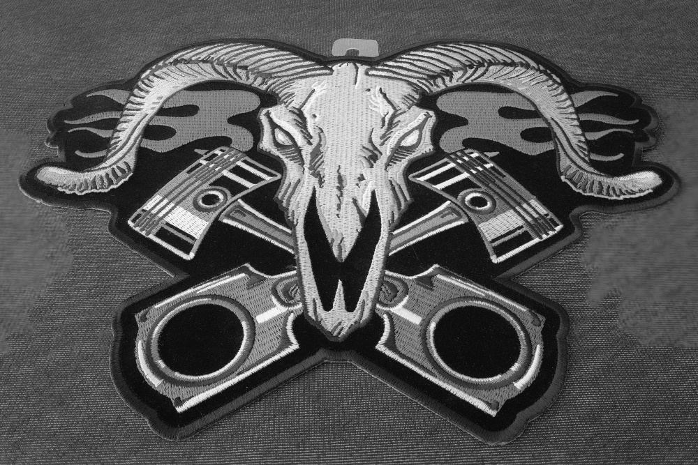 Ram Skull and Pistons Patch