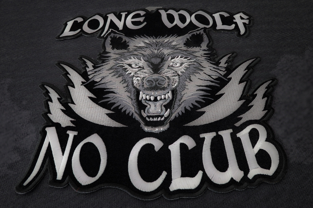 Lone Wolf No Club Patch