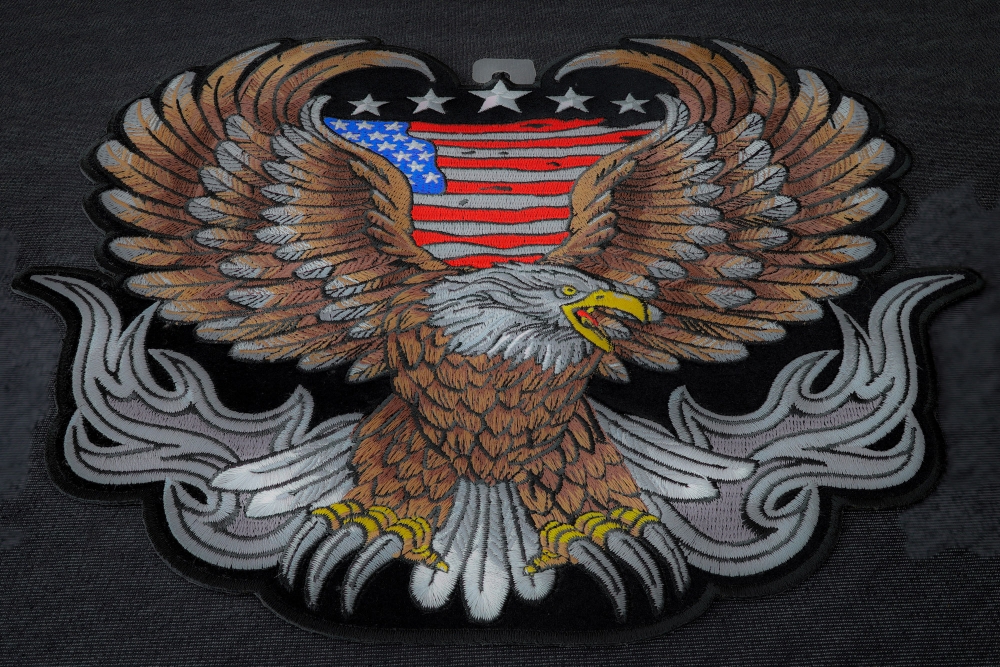 American Flag Eagle Patch