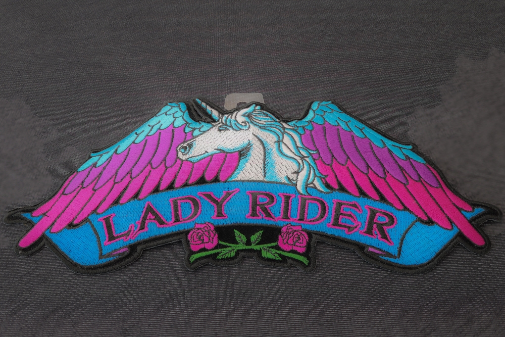 Lady Rider Unicorn Patch