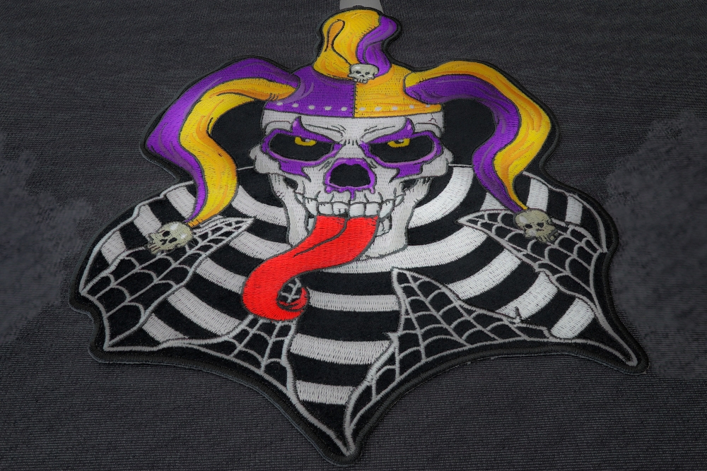 Jester Clown Skull Patch